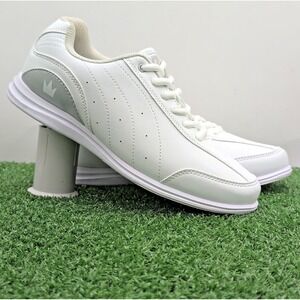Brunswick Mystic Bowling Shoes Women's Size 7.5 M Medium White Silver - Sneakers